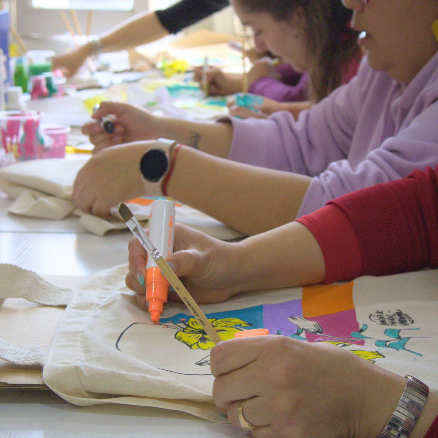 Curso estampa y pinta tu totebag