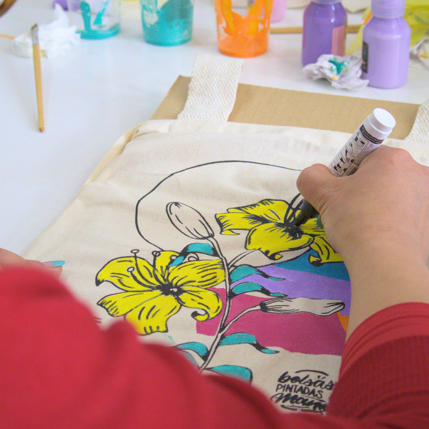 Curso estampa y pinta tu totebag
