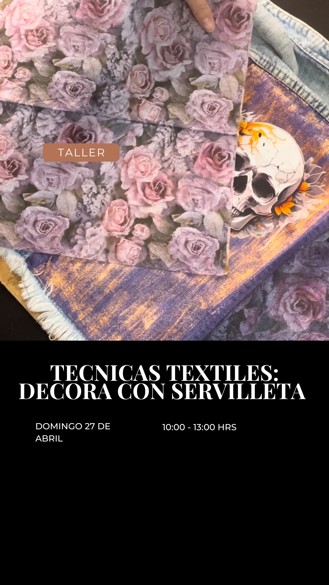 Técnicas Textiles: Decora con Servilleta