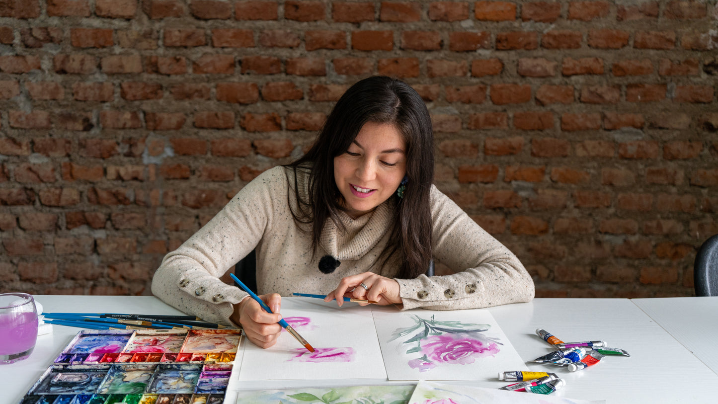 Curso de Acuarela Floral