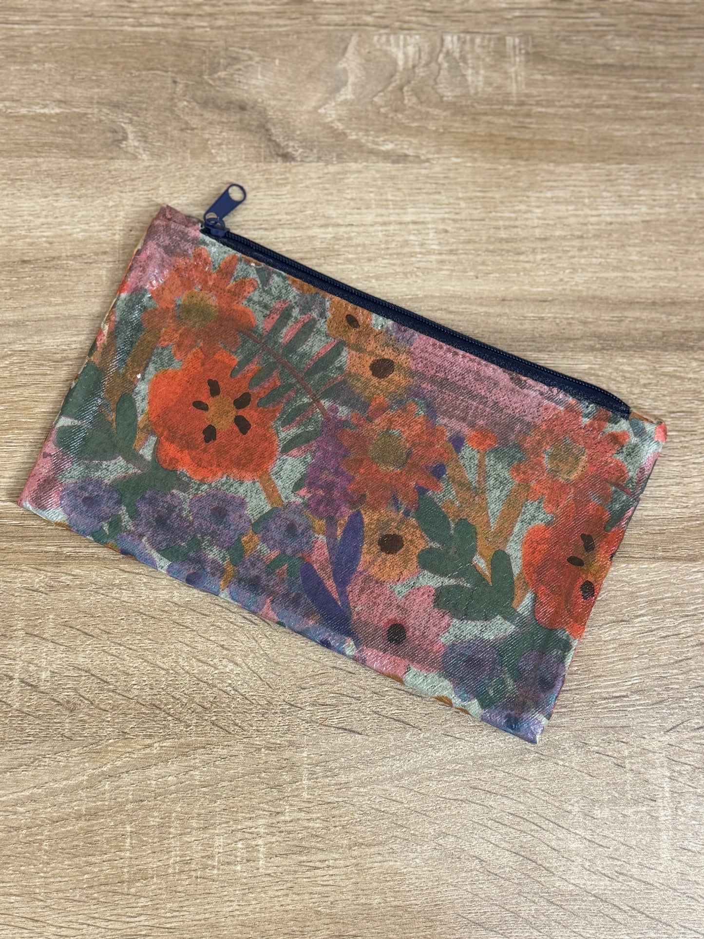Decora con servilleta estuche de mezclilla