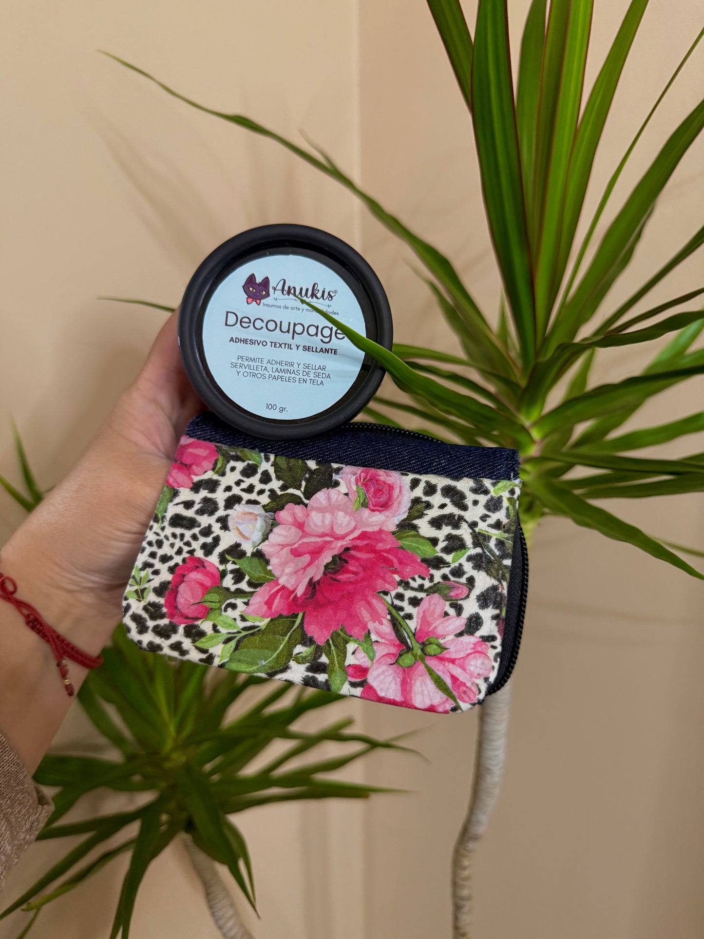 Decora Billetera y Estuche con Servilleta textil