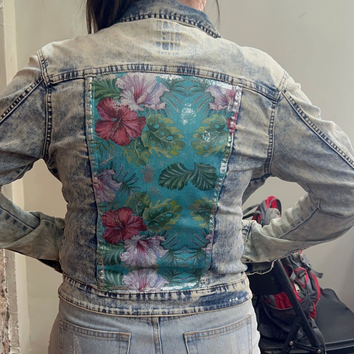 Decora con Servilleta tu Chaqueta