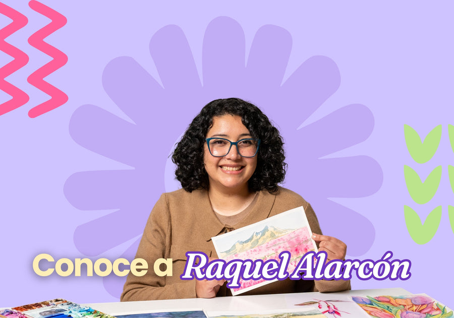 Conoce a nuestra profe de acuarela, Raquel Alarcón