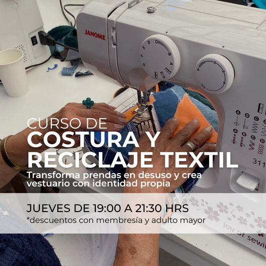 Curso de costura y reciclaje textil