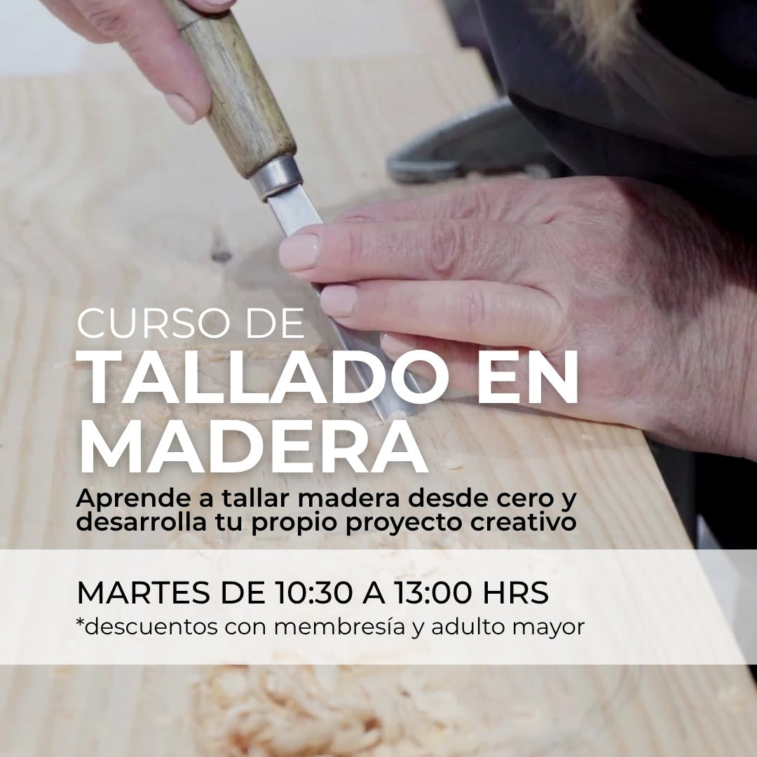 Curso de tallado en madera