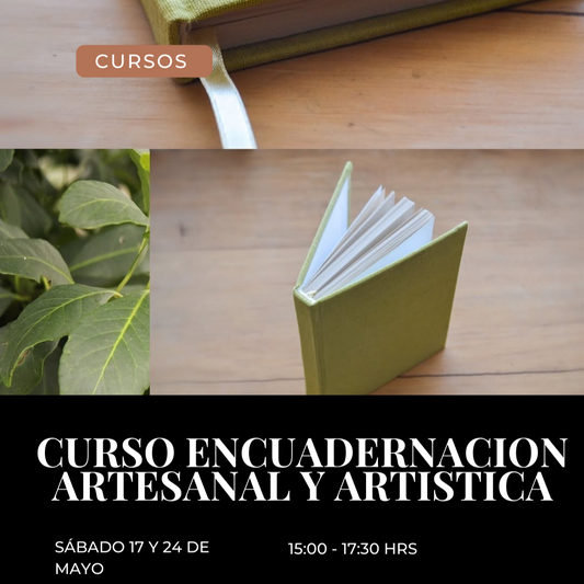 Curso de Encuadernación Artesanal y Artística.