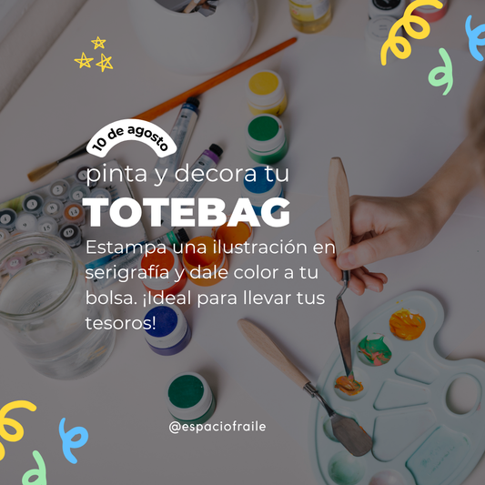 Taller “Pinta y decora tu totebag”