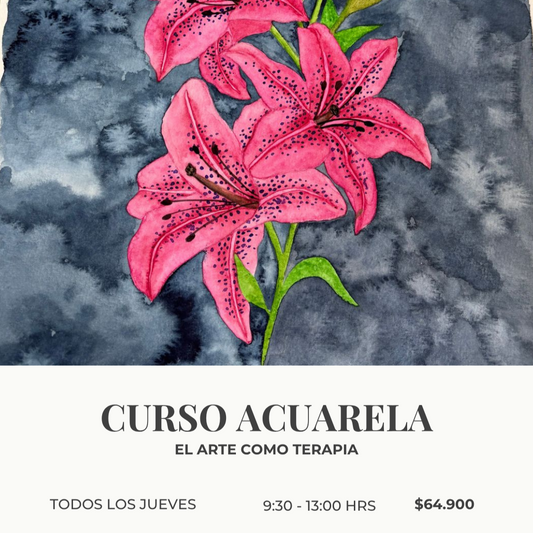 Taller Acuarelas, el arte como terapia, con Color y Conciencia.