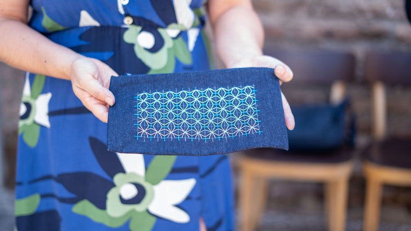 Borda en Sashiko desde cero
