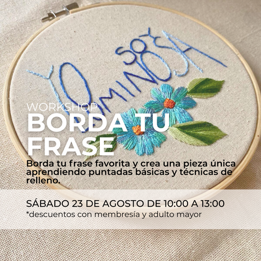 Workshop "Borda tu Frase"