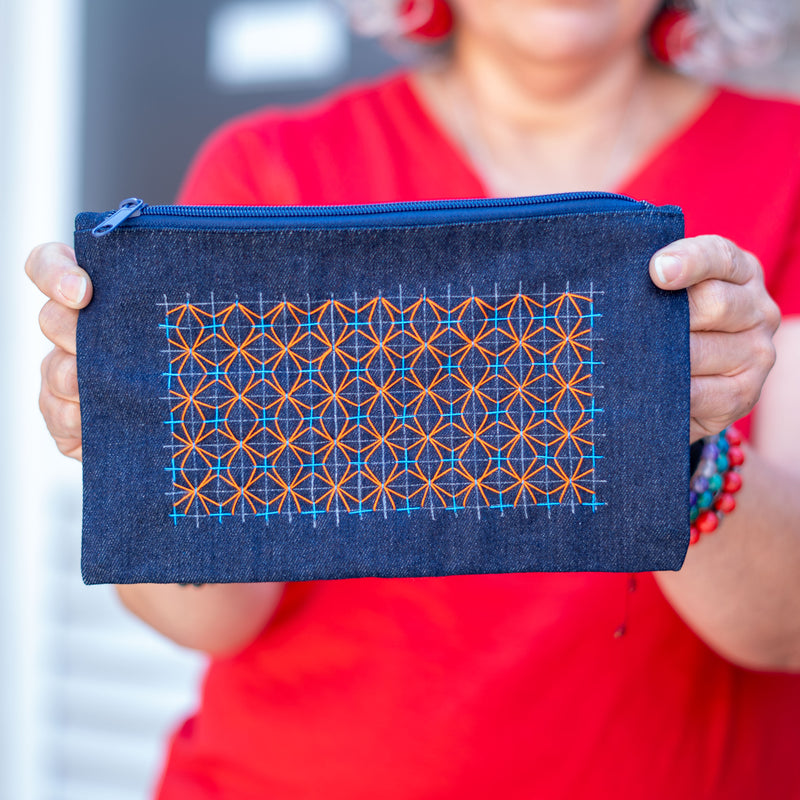 Borda en Sashiko desde cero