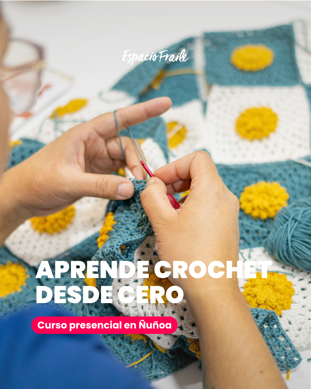 Curso de Crochet en Espacio Fraile, Ñuñoa