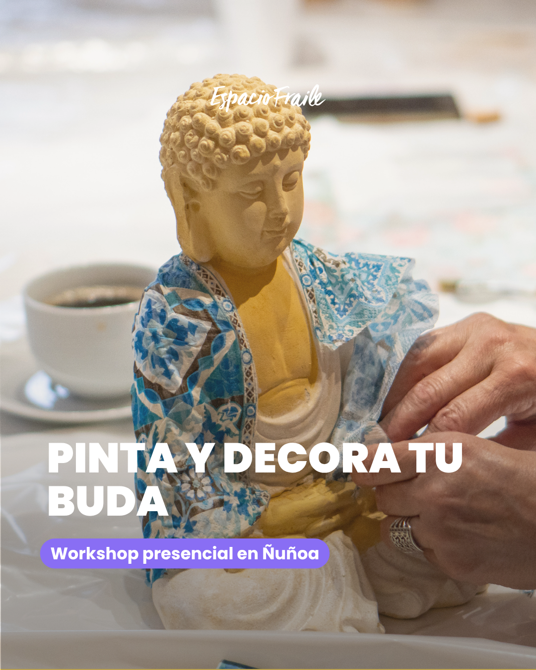 Pinta tu Buda en Espacio Fraile, Ñuñoa