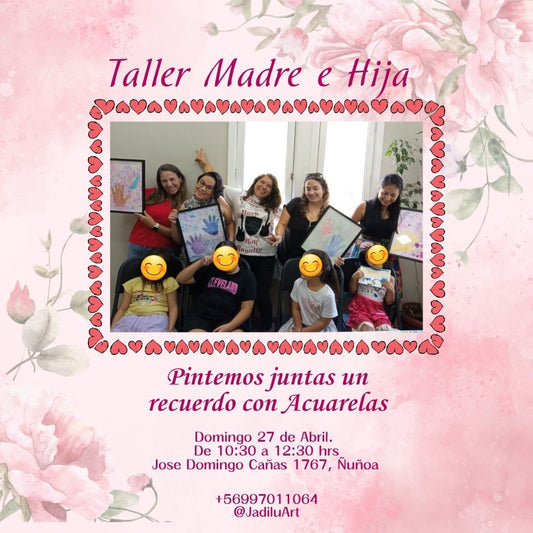 Taller "Madre e Hija" con Acuarelas