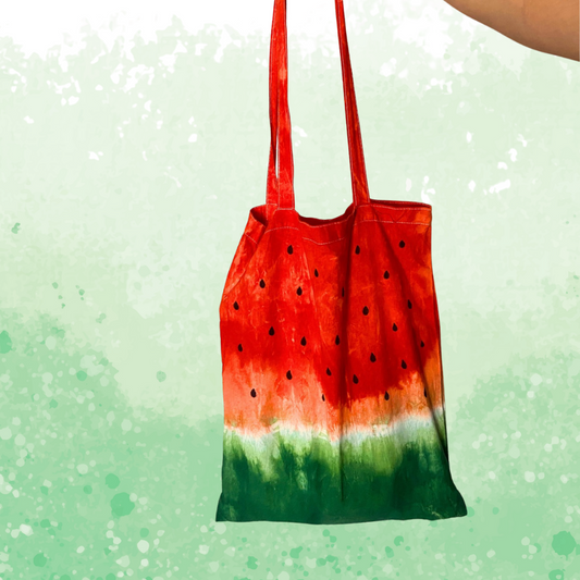 Workshop “Tiñe una Tote Bag de Sandía”