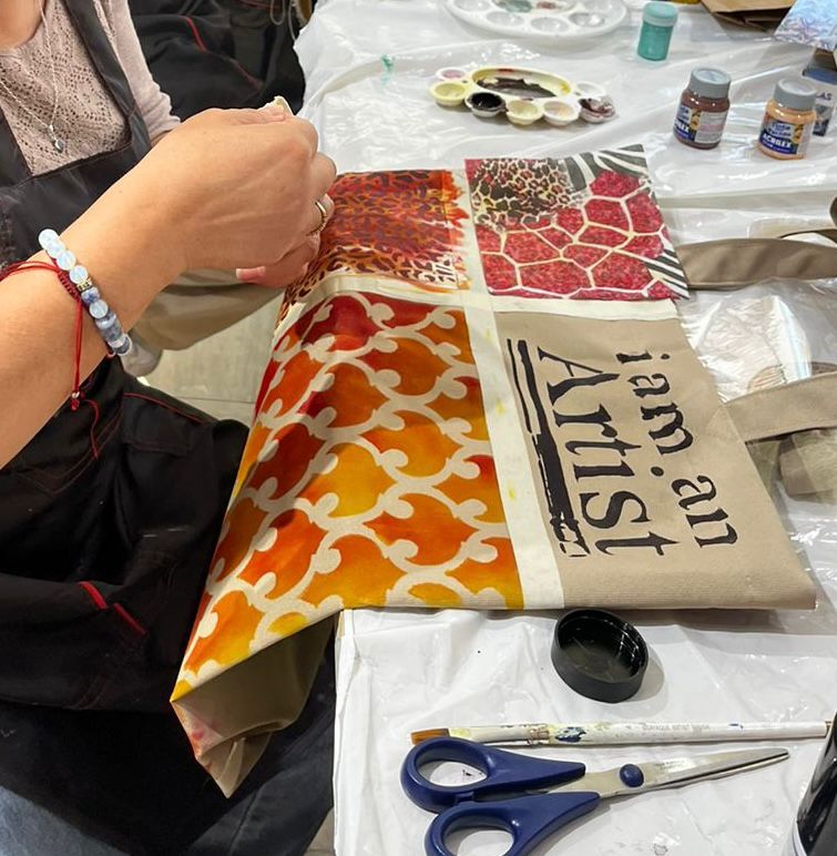 Taller Gratuito: Bolsa con decoupage