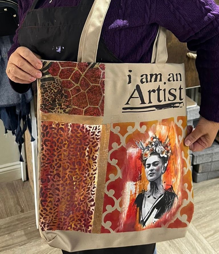 Taller Gratuito: Bolsa con decoupage