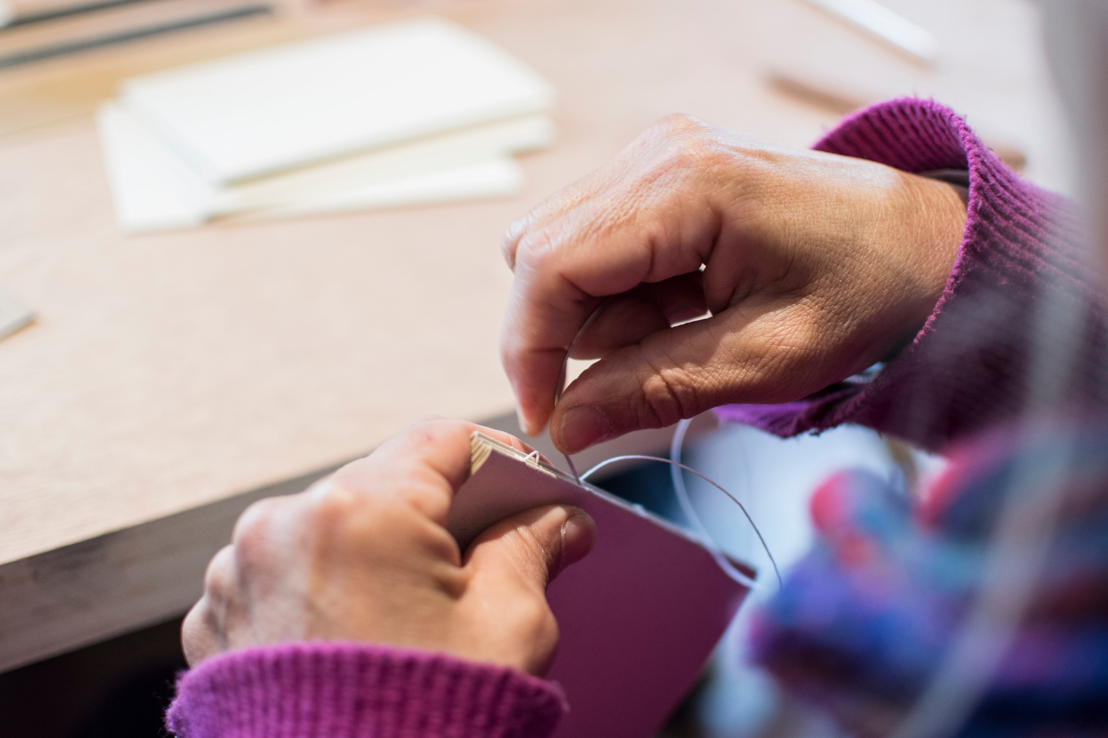 Workshop "Crea tu cuaderno artesanal"