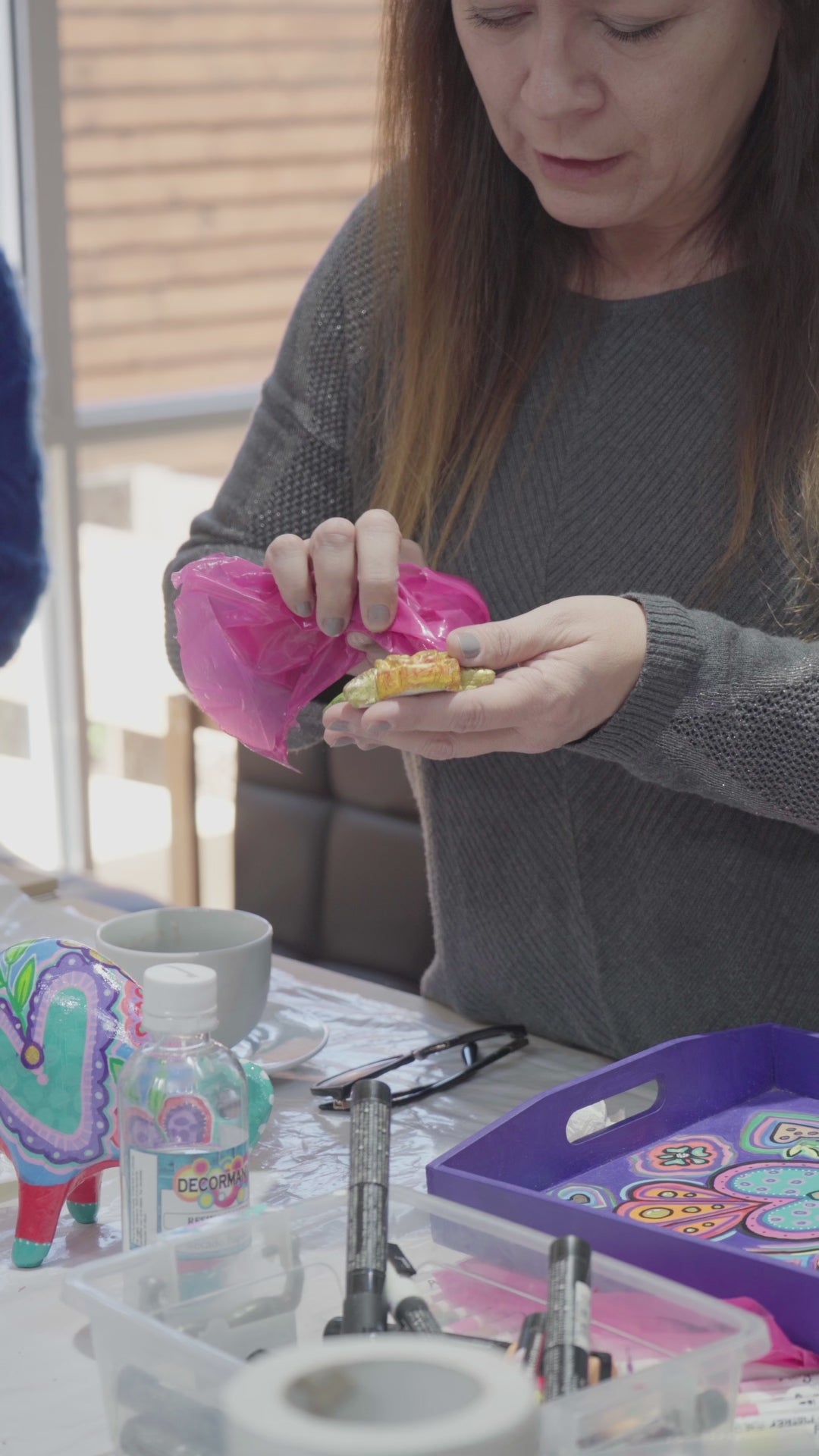 video Curso de Decoupage y Pintura.